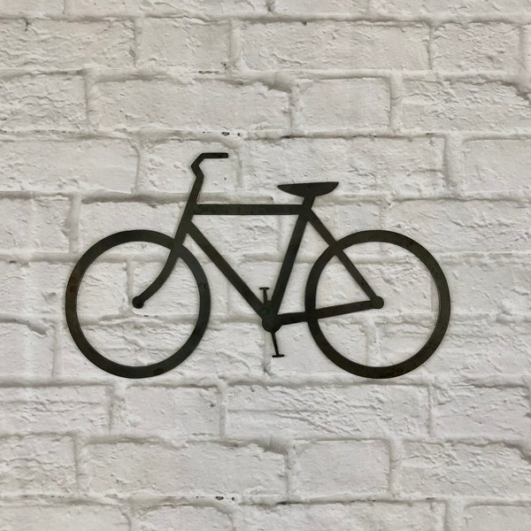Metal Bicycle Wall Art Etsy