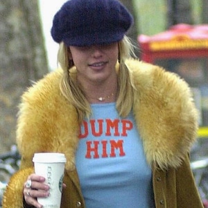 Britney Spears DUMP HIM Baby Tee Y2K 2000s Mcbling