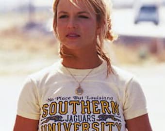 Britney Spears No place but Louisiana Jaguars T-shirt - Louisiana Southern University Tee - Crossroads 2002 Britney Spears Fans Gift Teen