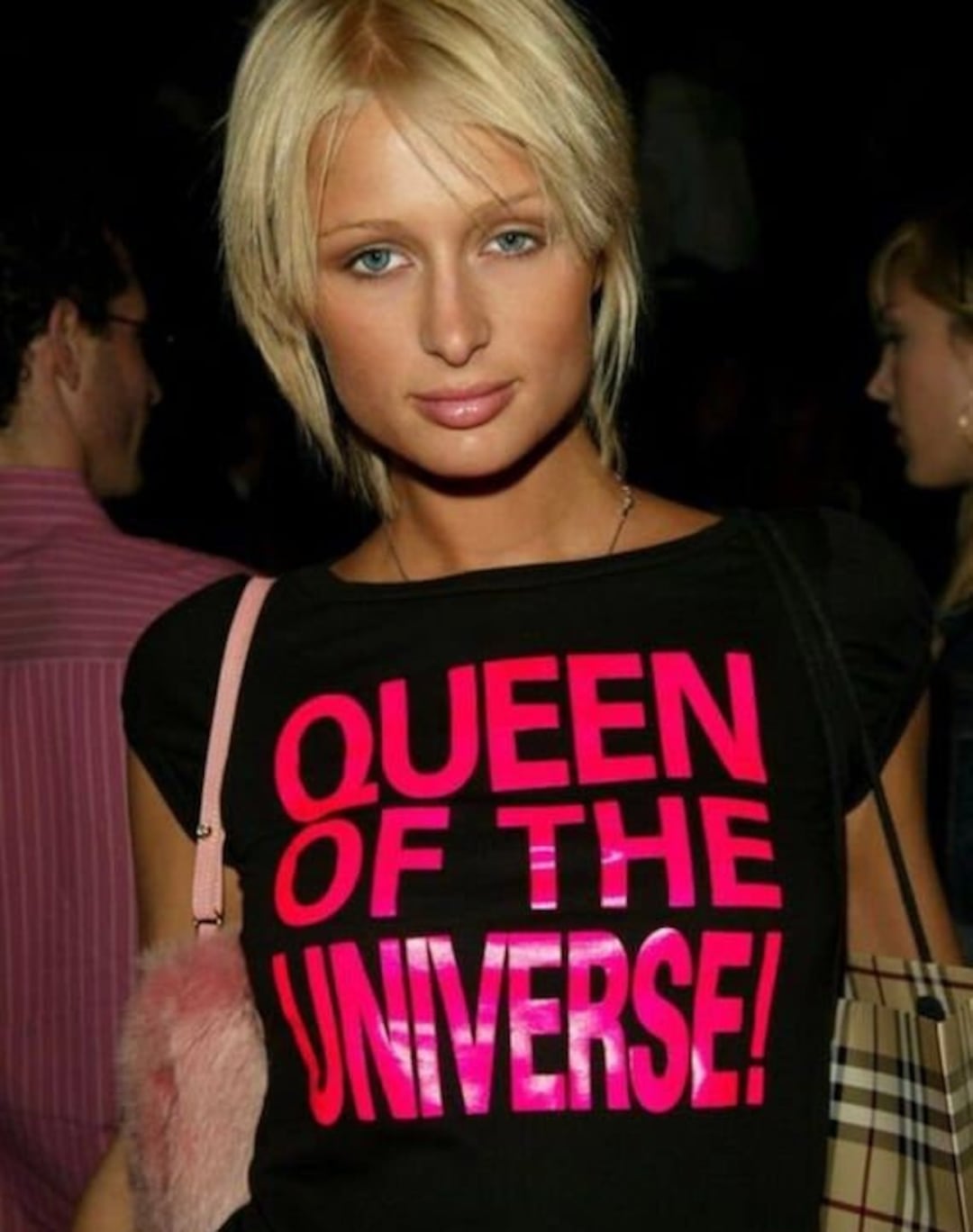 Paris Hilton Queen of the Universe T-shirt Y2K 2000s Mcbling