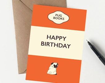 Carte d'anniversaire carlin