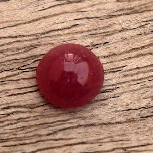 IGI Certified 1.01 Ct Natural Ruby Cabochon, July Birthstone