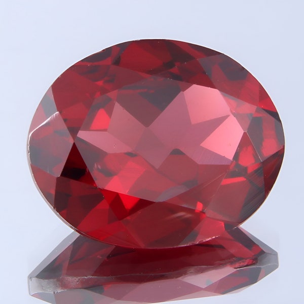 Natural Vivid 3.68 Ct Red Garnet Loose Gemstone Oval Cut Loose Gemstone Oval Cut 11x9 mm, Pyrope Almandine Garnet  For Jewelry Making