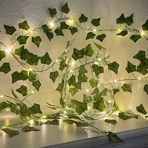 2 - 5 m Efeu- Girlande , LED - Lichterkette