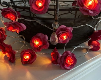 LED fairy lights, flowers, decoration, string lights, Mother's Day gift Easter