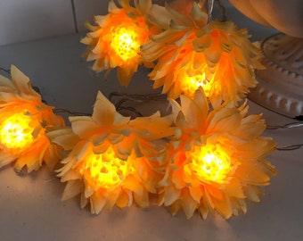 LED - Lichterkette , Blumen , Dekoration , string lights , Muttertagsgeschenk Ostern