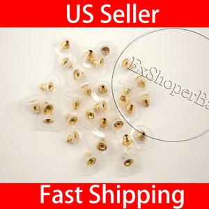 Earring Backs, Rubber Earring Backs, Soft Earring Stoppers, Silicone  Earring Posts, Small Clear Rubber Earring Nuts, DIY Jewelry 