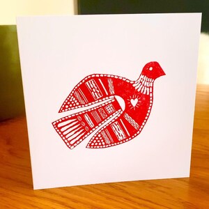 Pack of 10 Christmas Dove greetings cards