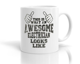 I/'m An Electrician Lets Just Assume I/'m Always Right Funny Coffee Mug Gift 1307