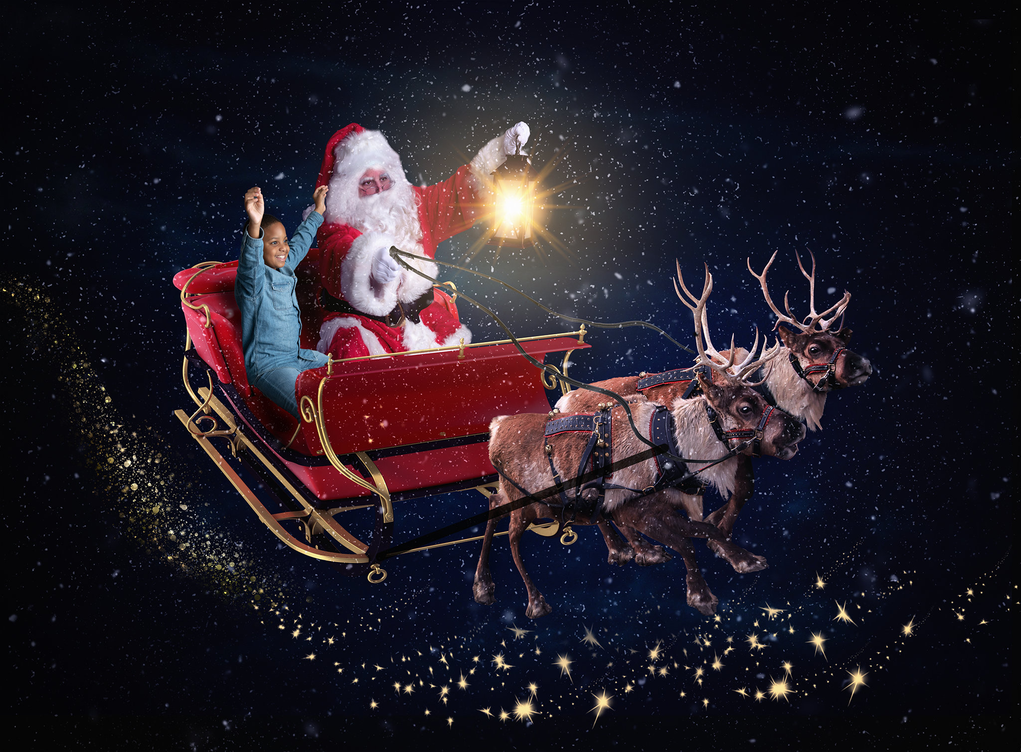 Santa Rider Santa's Sleigh Ride