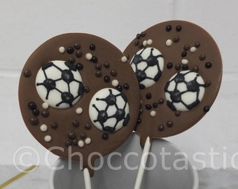 Football Belgian chocolate lollipop.  gift,Belgian chocolate lollypop