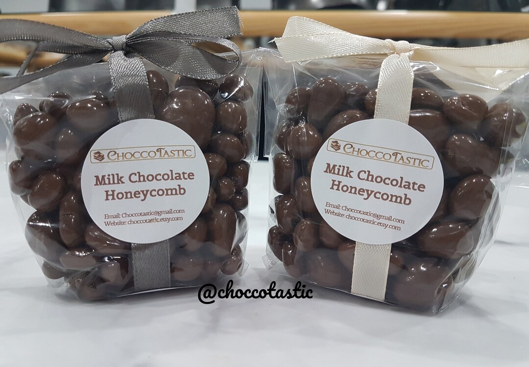 Milk Chocolate Covered Pieces Handmade Belgian Etsy