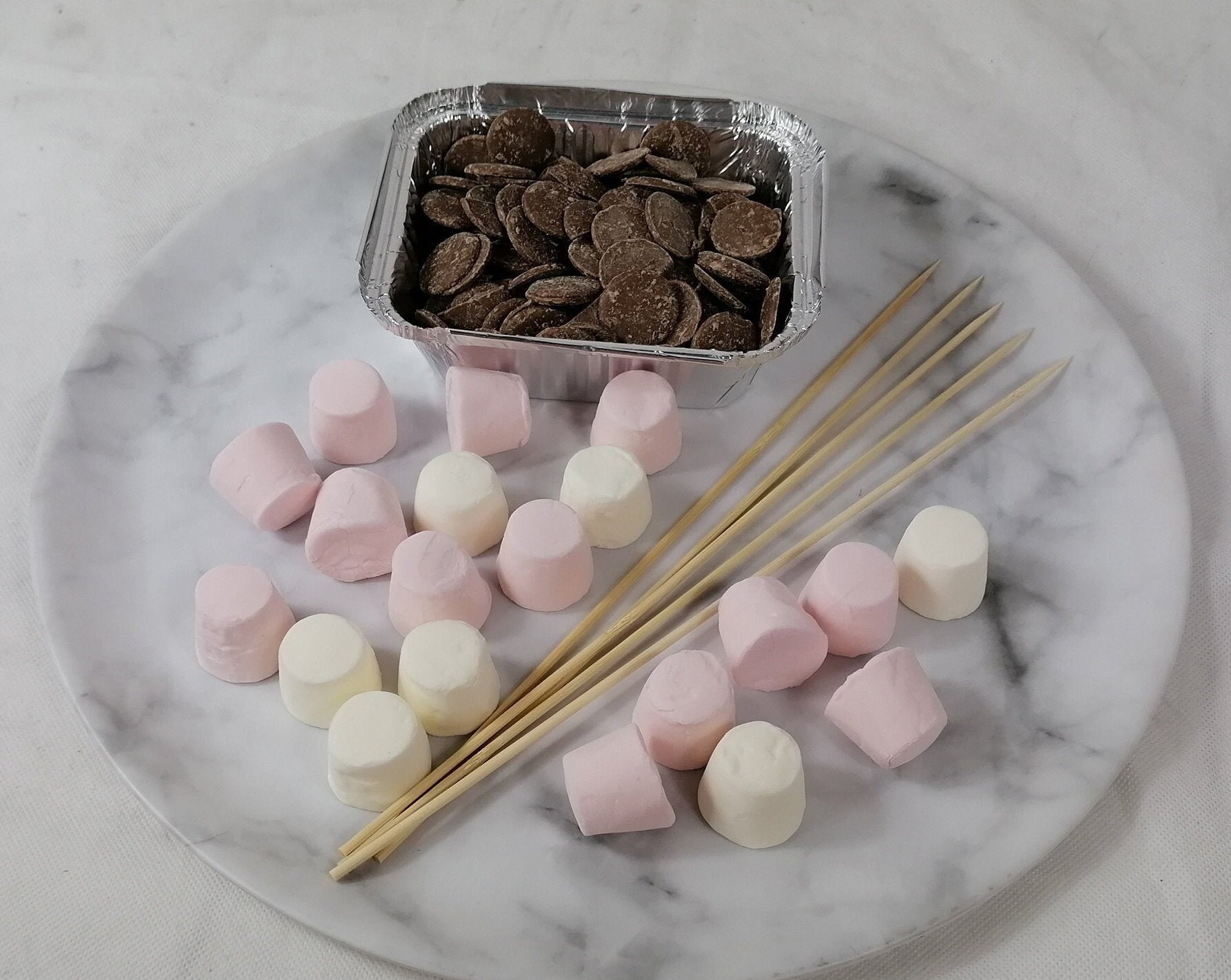 Chocolate Marshmallow BBQ Set Handmade Belgian chocolate Etsy