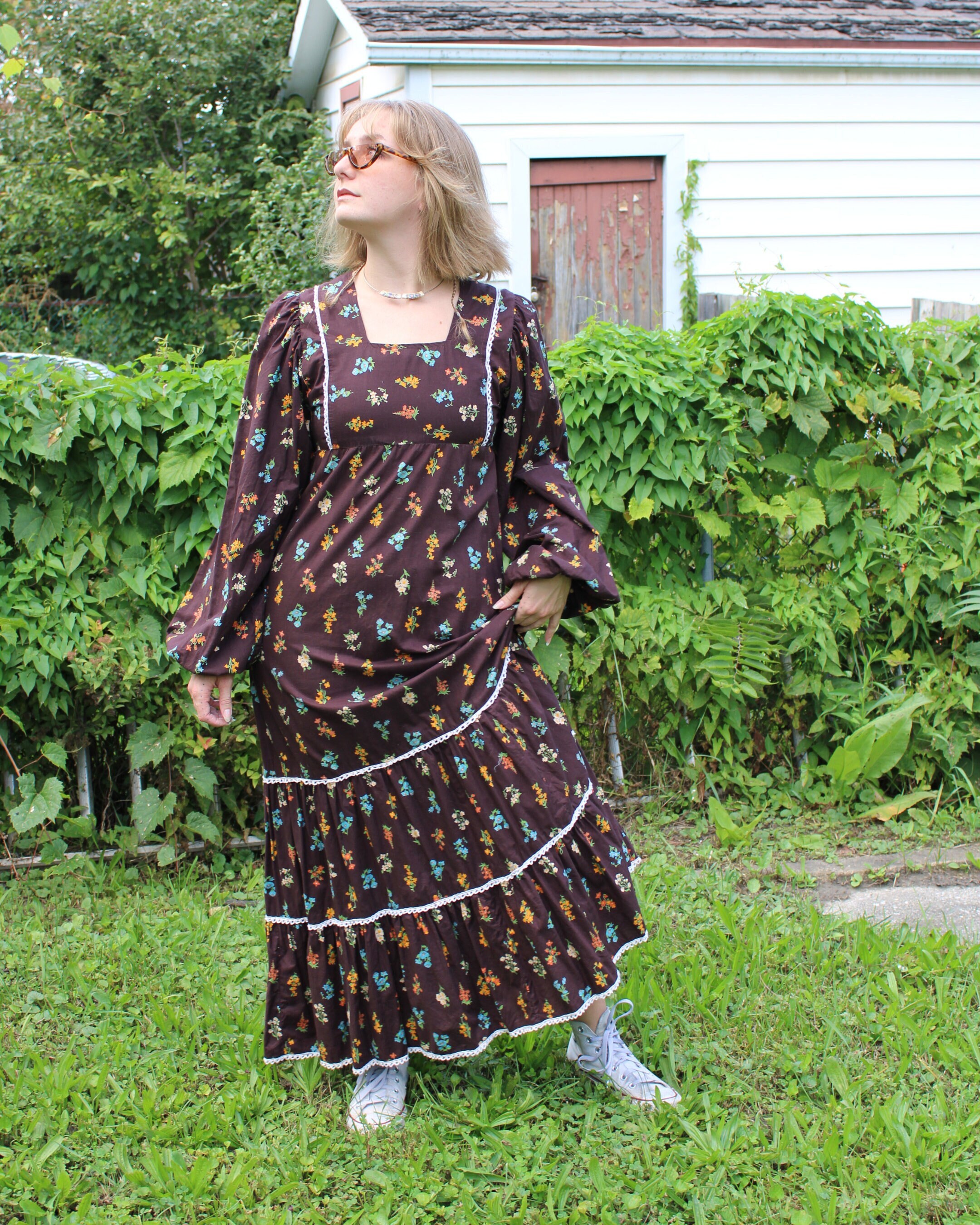 Brown Prairie Dress - Etsy Canada