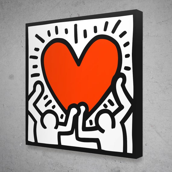 POP ART PRINT KH10 Keith Haring 10x10 McGaw