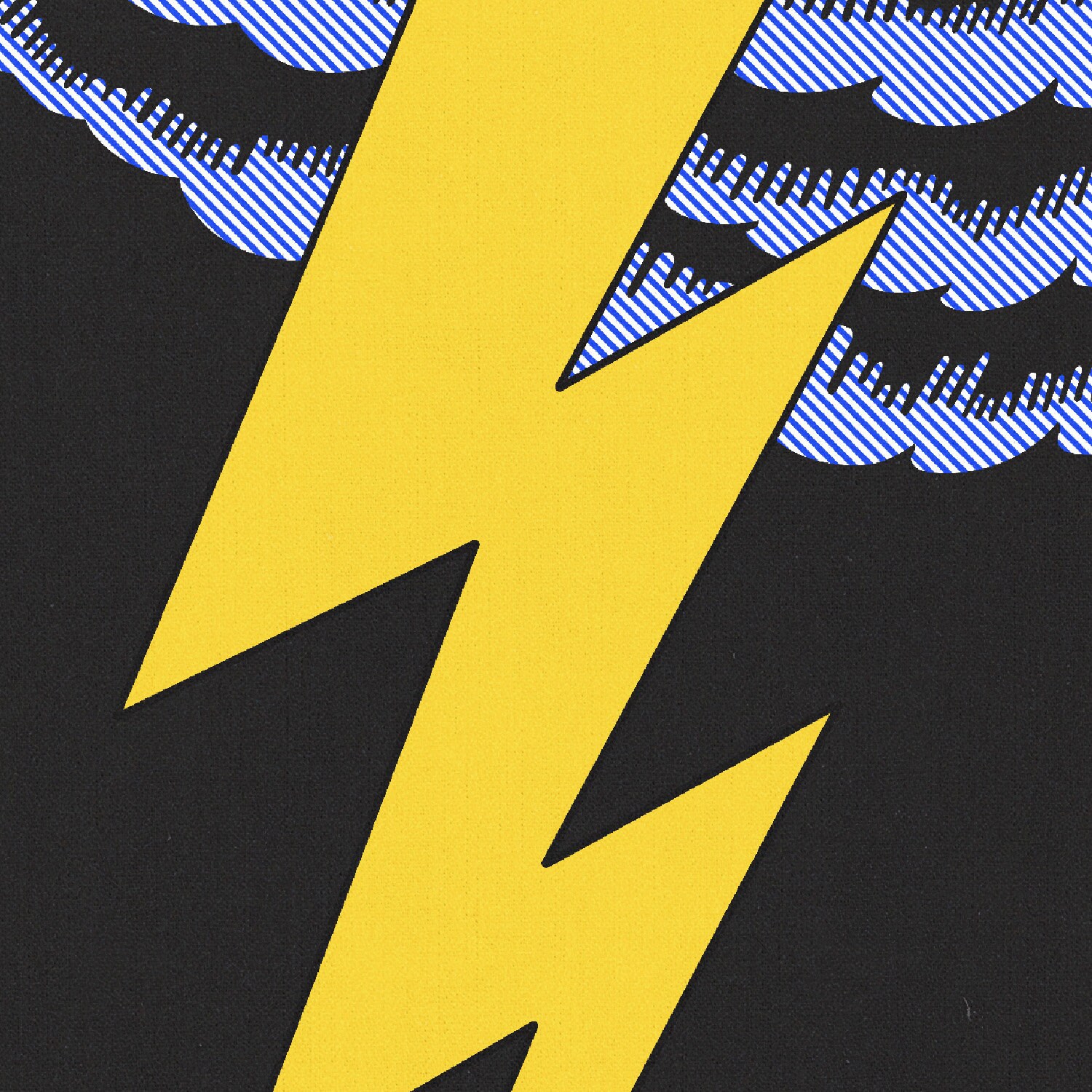 Thunderstorm Cartoon Pop Art Canvas Wall Art - Etsy