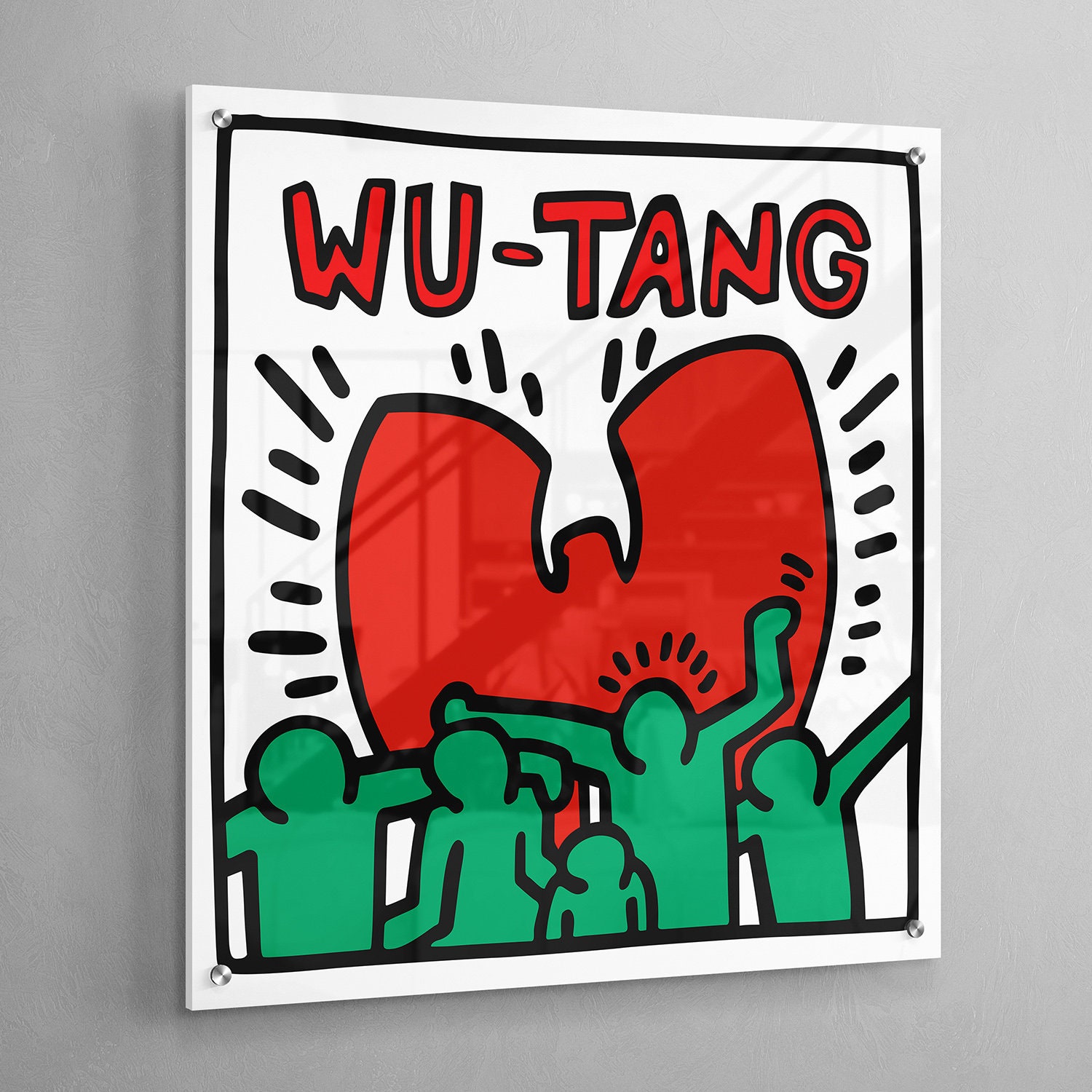 Wu-tang New York Keith Haring Style 