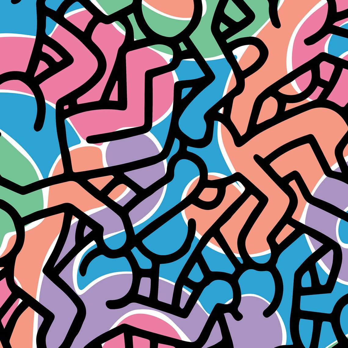 pop art figures keith haring
