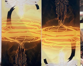 Hollow Knight and the Radiance Matte Art Print - Etsy