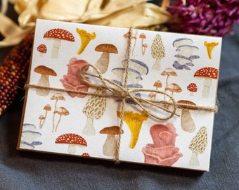 Mushroom Notecard Set of 8 | Wild Mushrooms