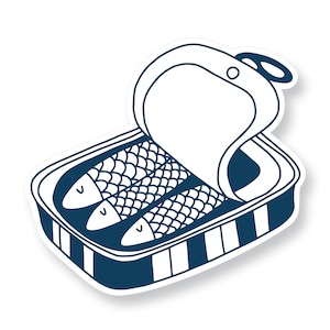 Sardine Can Weatherproof Magnet