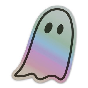 Holographic Ghostie Vinyl Sticker
