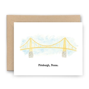 Pittsburgh Clemente Bridge Card