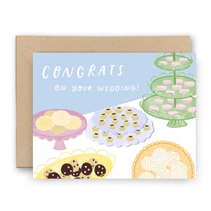 Cookie Table Pittsburgh Hochzeitskarte