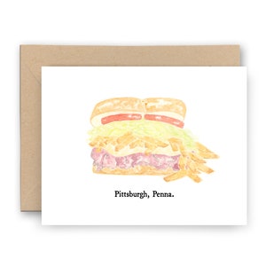Primanti&#39;s Sandwich Pittsburgh Greeting Card