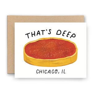 Chicago Deep Dish Pizza Kaart