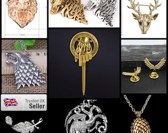 Buy 2 get 1 free! dimante brooch pin badge lapel pin shirt suit men jewelry uk british farm hand crafted quality souk gift unique jewellery