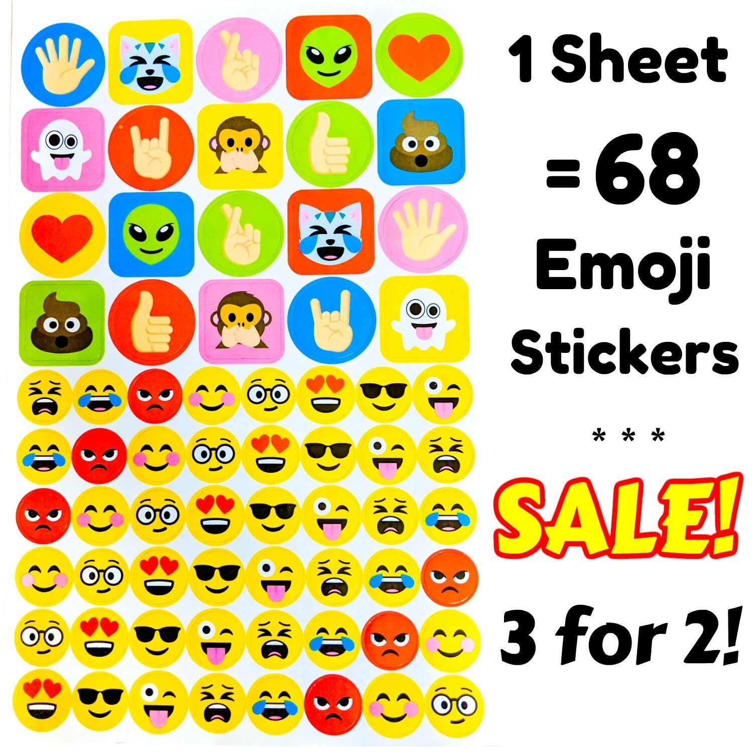 Sus Emoji Stickers for Sale