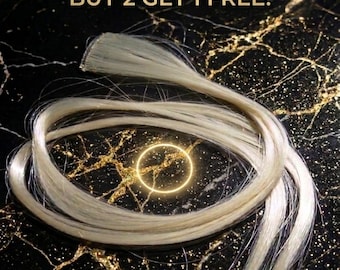 BUY 2 GET 1 FREE! Honey Blonde Halo Light Glow Clip‑In Hair Extension Angel Cosplay Festival Fancy Dress Party Light Radiant Holy Costume