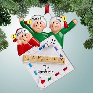 Game-avond voor het hele gezin - 3 - kerstversiering - bordspellen met het gezin - spellen met dobbelstenen - in aanmerking komende gratis verzending - gezinsactiviteiten