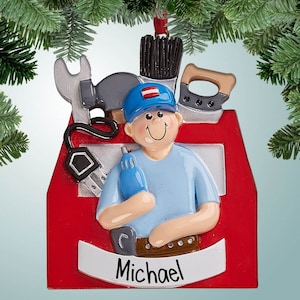 Banner de trabajador de la construcción con herramientas - Mr. Fix It - Fontanero - Electricista - Carpintero - Enmarcador - Personalización gratuita