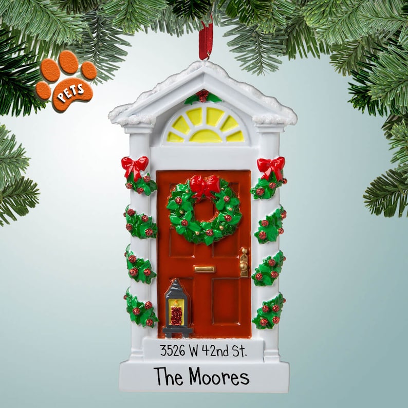 PersonalizedByIP House Door Ornament - Thumbnail 2
