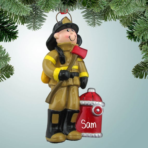 Fire Ornaments For Sale Fireman Ornaments Personalized Fireman Sam