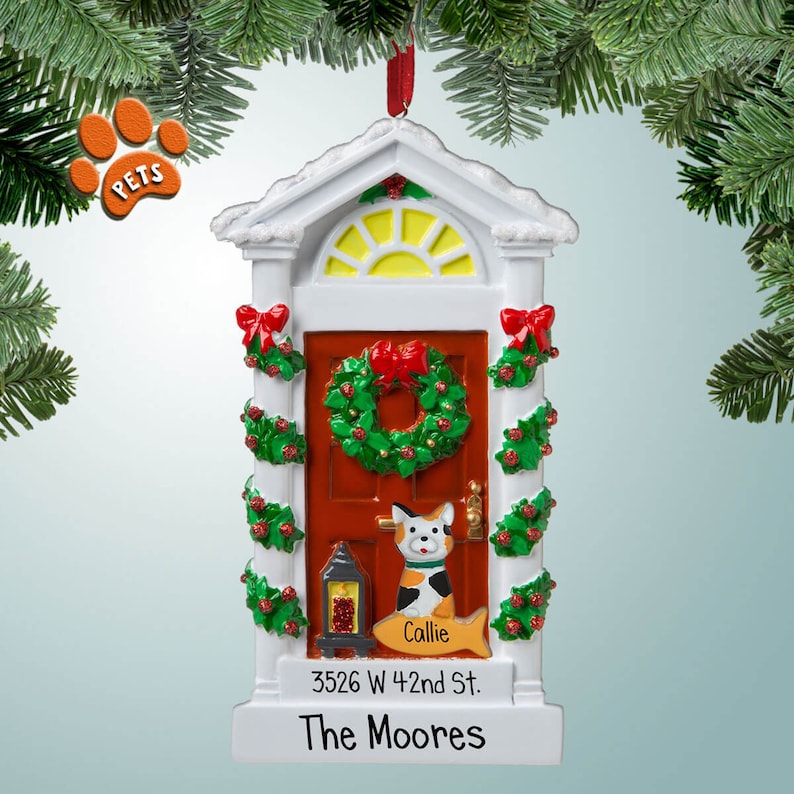 PersonalizedByIP House Door Ornament