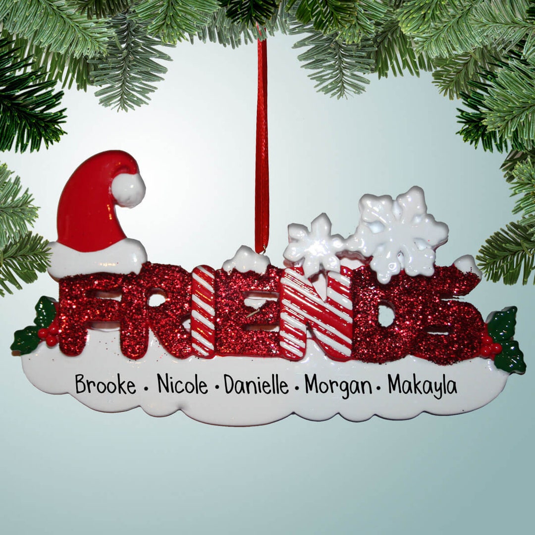 Friends Personalized Christmas Ornament Free Shipping Eligible Best ...