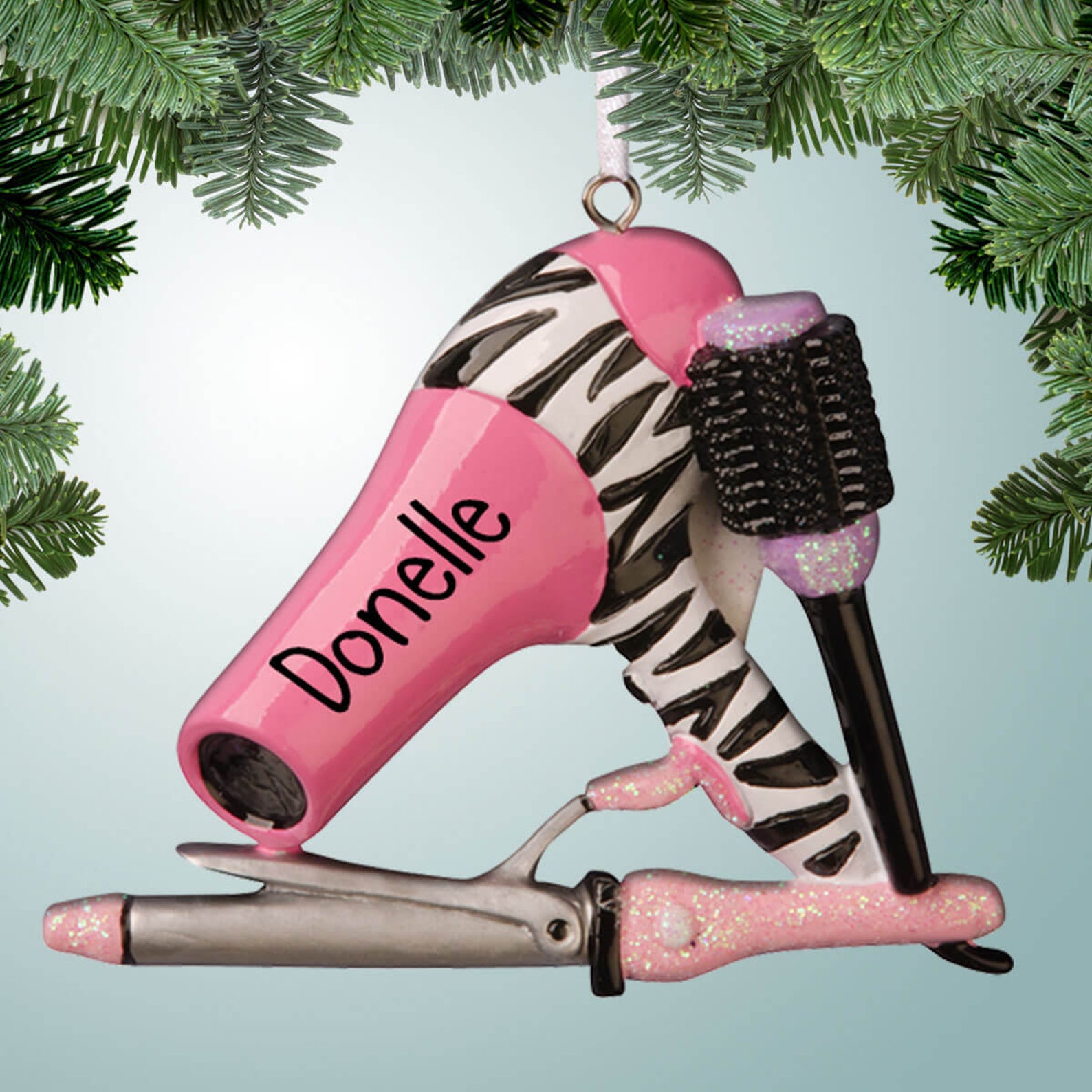 Hairdresser Essentials Christmas Ornaments Pampering Hair Etsy