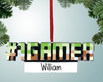 Number 1 Gamer - Personalized Christmas Ornaments - Games video games - Gamer - Gaming - Free Personalization - Personalized Gifts