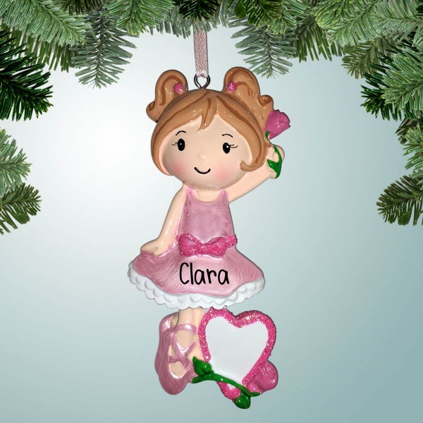 Ballerina On Tip Toes - Personalized Ornaments - Ballet & Dancing - Dance - ballet - Free Shipping Eligible - Ballerina - Dancer - Tutu