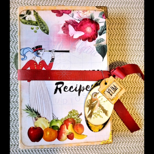 Handmade Recipe Book Etsy
