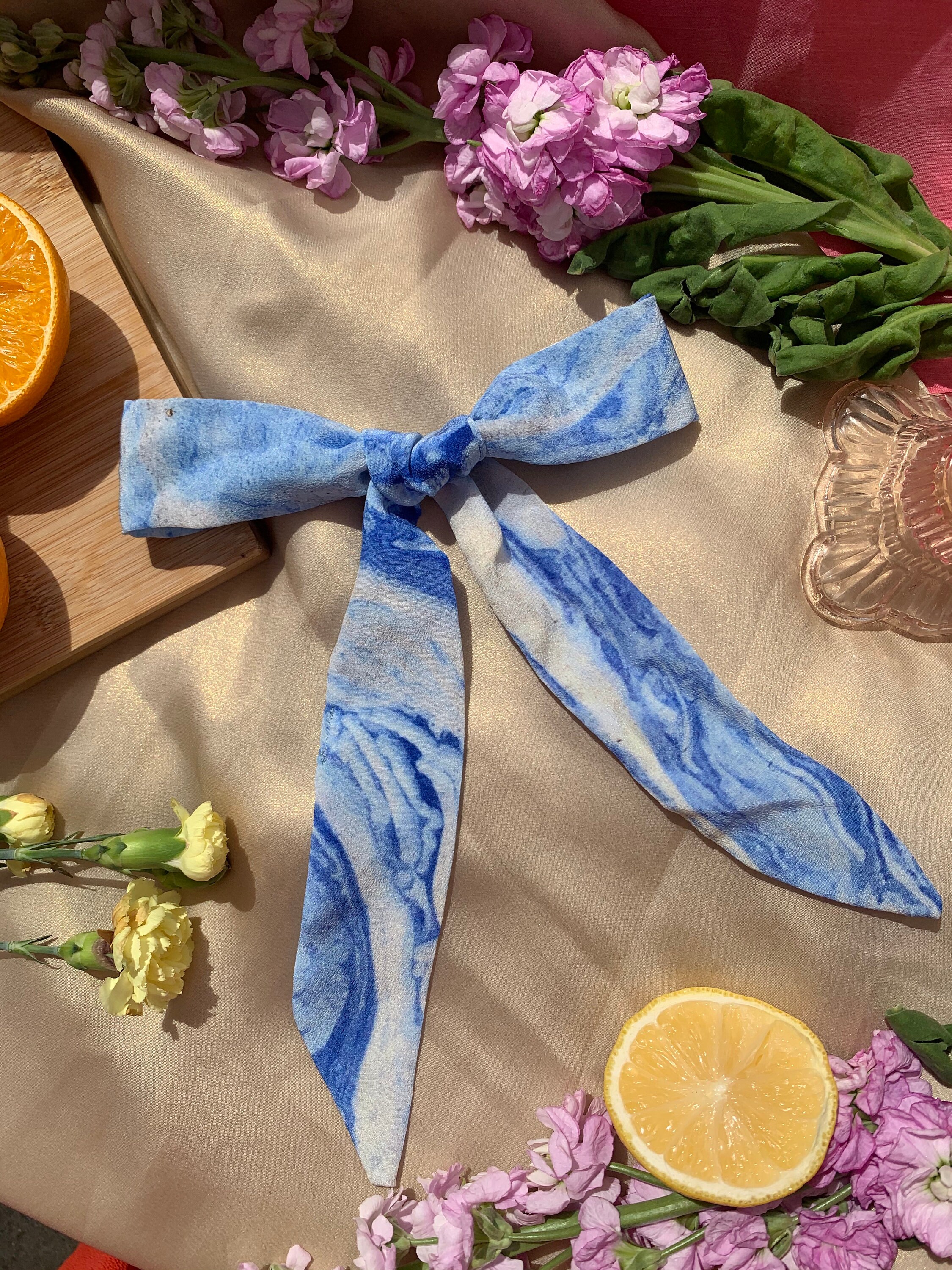 Luxury Silk Hair Ribbon Summer Hair Ribbon Silk Hair Etsy UK