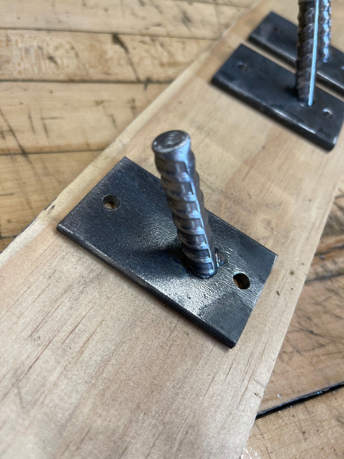 Metal rebar coat hooks Etsy