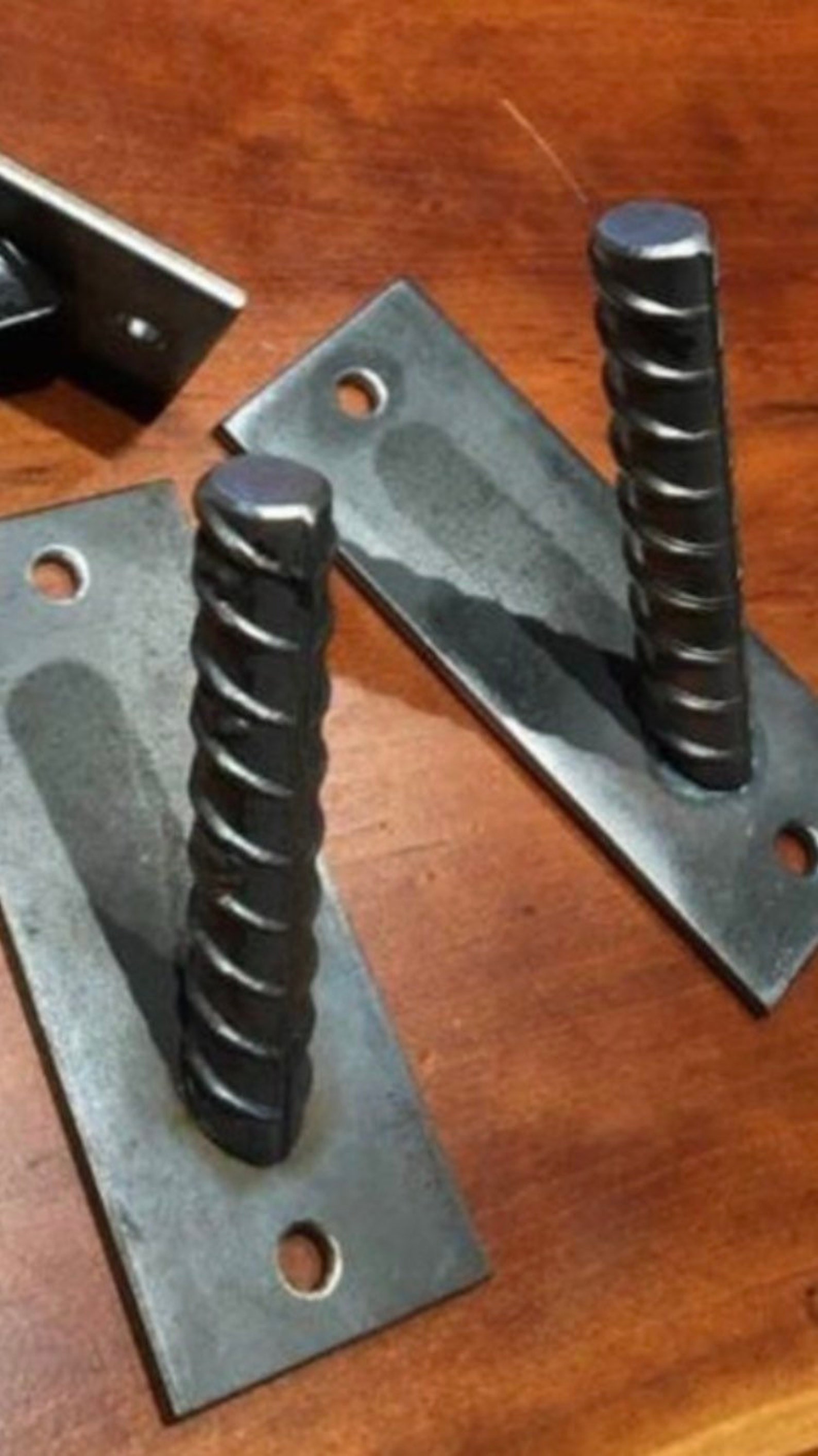 Metal rebar coat hooks Etsy