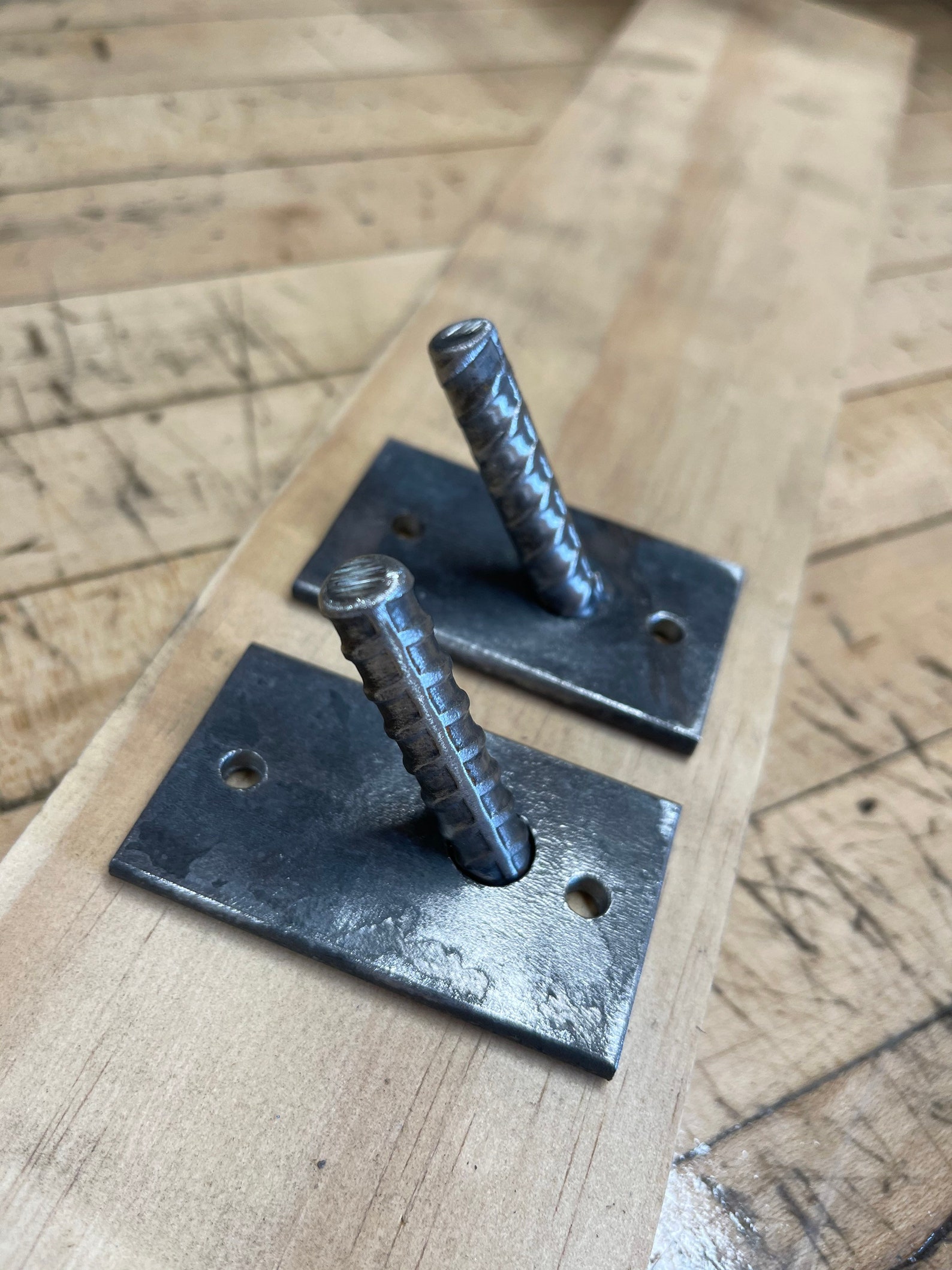 Metal rebar coat hooks Etsy