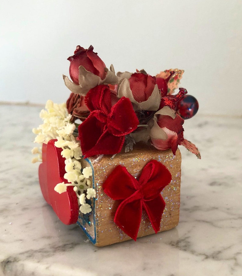 Vintage Xo Wooden Blocks Valentine/birthday Gift for Etsy