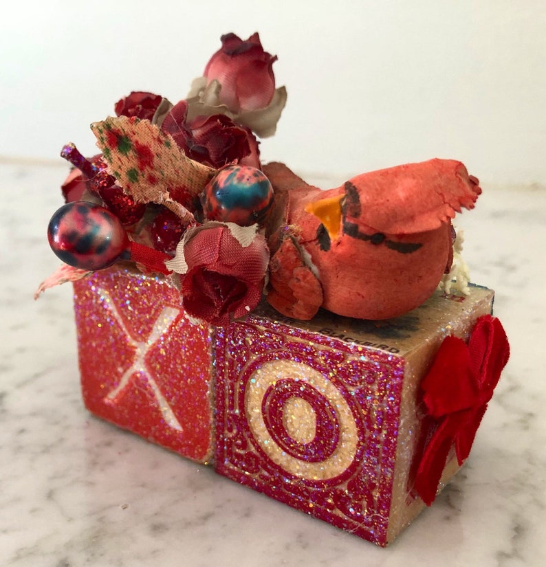 Vintage Xo Wooden Blocks Valentine/birthday Gift for Etsy