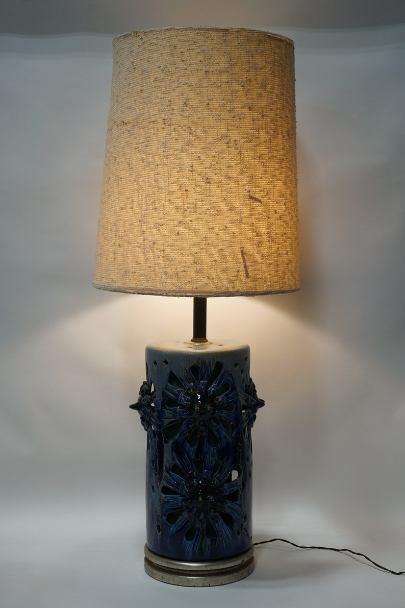 Epic Sculptural Ceramic MCM Lamp with Crazy Unique Design image 7